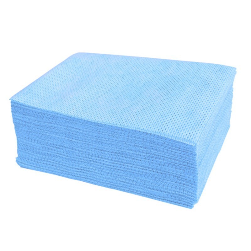 Lavette non tissée ajourée bleue 35 x 50 cm HACCP – Sachet de 25