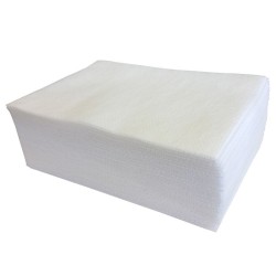 Lavette non tissée ajourée blanche 35 x 50 cm HACCP – Sachet de 25