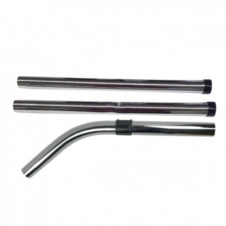 Tube aluminium 3 pièces Ø32 mm pour aspirateur