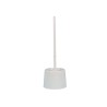 Combiné WC blanc avec porte-balayette et brosse