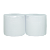 Bobine industrielle 1500 formats pure ouate blanche double épaisseur Ecolabel colis de 2