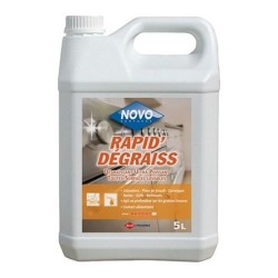 NOVO RAPID'DEGRAISS dégraissant professionnel cuisine contact alimentaire bidon 5 litres