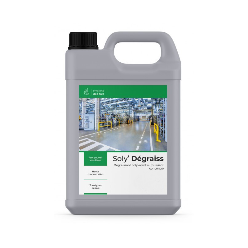 SOLY'DÉGRAISS dégraissant surpuissant professionnel multi-surfaces bidon 5 litres