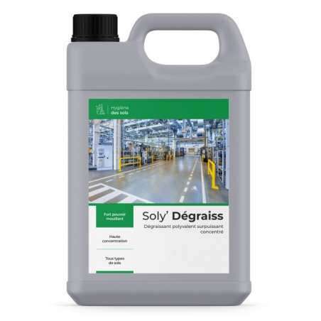 SOLY'DÉGRAISS dégraissant surpuissant professionnel multi-surfaces bidon 5 litres