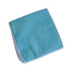 Lavette microfibre bleue 38 x 38 cm – Paquet de 5