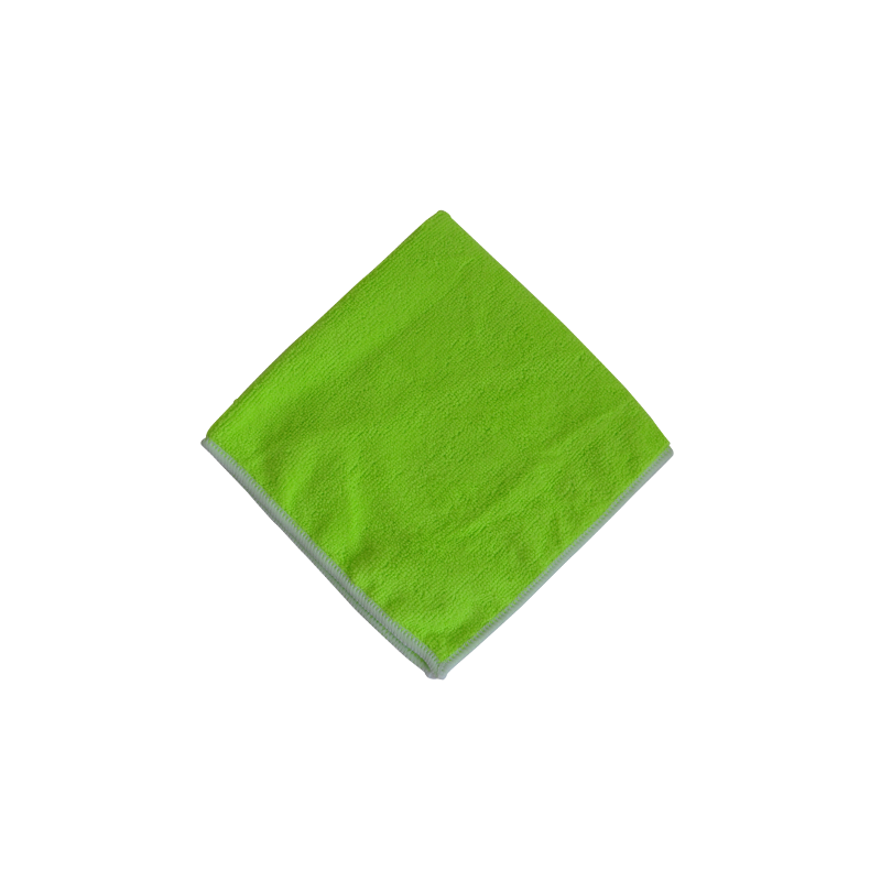 Lavette microfibre verte 38 x 38 cm – Paquet de 5