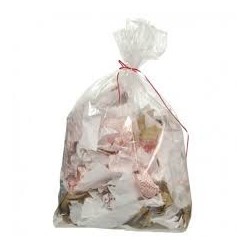 Sac Poubelle Transparent 130 L 35 Microns - Clean By Luna