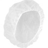 Charlotte jetable blanche à clip ronde en polypropylène – Colis de 1 000