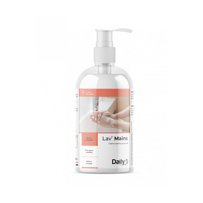 LAV'MAINS crème lavante parfumée mains 500 ml pH neutre fabriquée en France