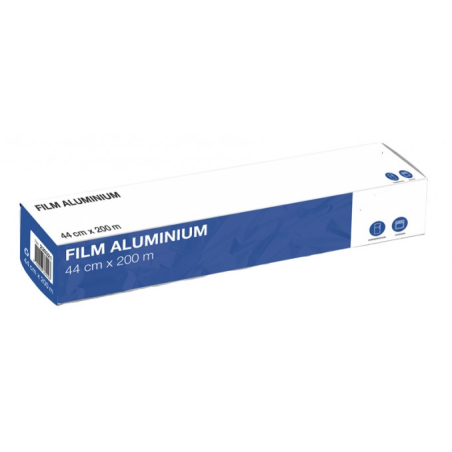 Film aluminium 44 cm x 200 m en boîte distributrice