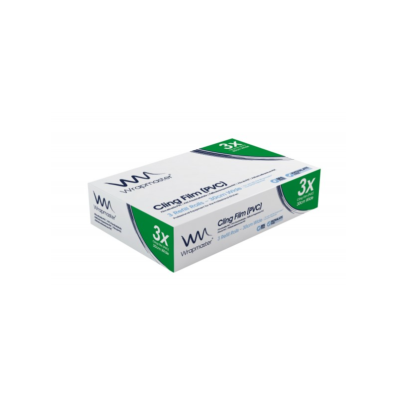 Recharge film alimentaire 30 cm x 225 m Wrapmaster Compact