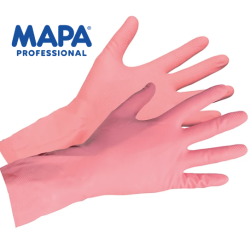 Gants Ménage Mapa Vital 115 Roses Taille 6 Latex - Clean By Luna