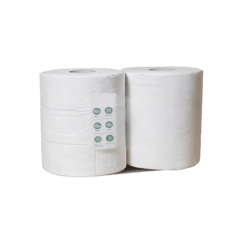 Papier hygiénique Maxi Jumbo 350 m pure ouate blanche double épaisseur gaufrée