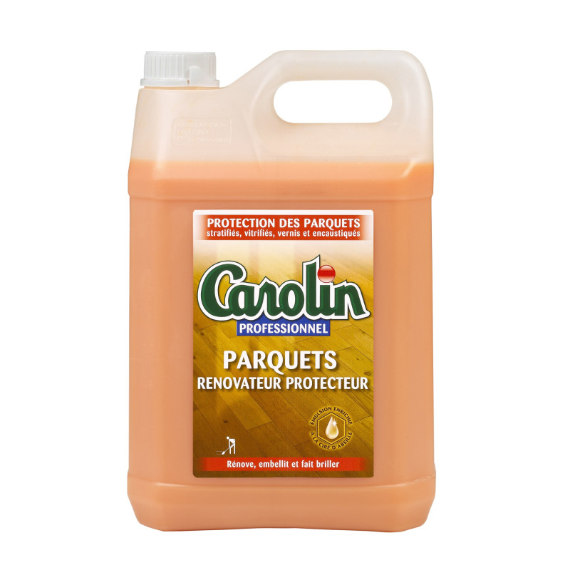 CAROLIN Rénovateur Protecteur – Émulsion protectrice pour parquets 5 L