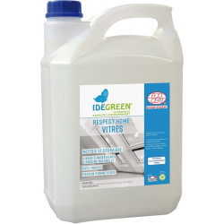 RESPECT HOME VITRES – Nettoyant vitres professionnel d'origine végétale 5 L