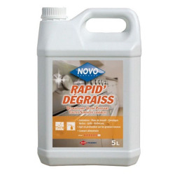 NOVO RAPID'DEGRAISS dégraissant professionnel cuisine contact alimentaire bidon 5 litres