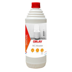 ORLAV WC Mousse détartrant mousse pour WC bidon 1 litre