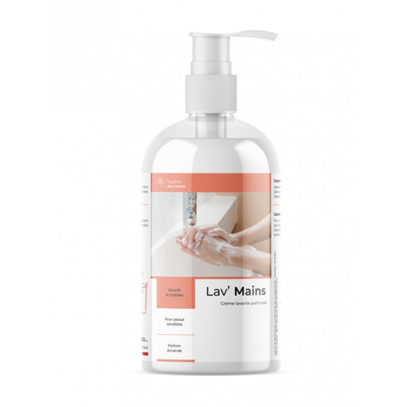 LAV'MAINS crème lavante parfumée mains 500 ml pH neutre fabriquée en France