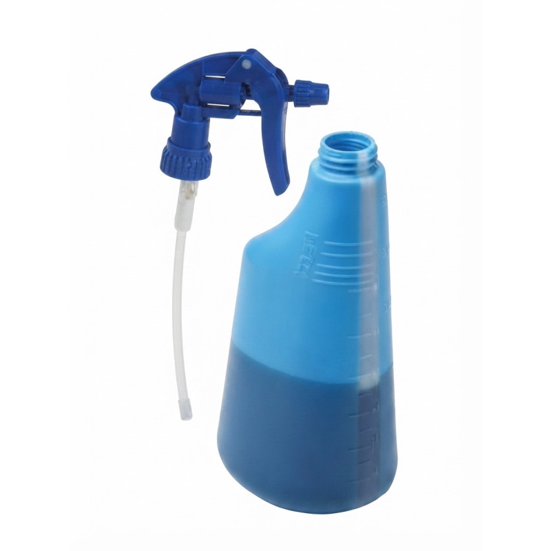 Pulvérisateur 650 ml tête bleue gradué