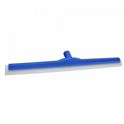 Raclette sol alimentaire 55 cm mousse blanche fixe - Monture bleue