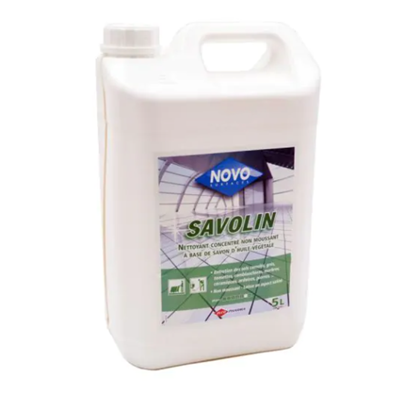 Savolin nettoyant sols professionnel au savon végétal - Bidon de 5 litres