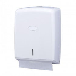 Distributeur d'essuie-mains pliés en ABS blanc