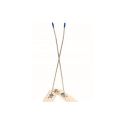 Manche double pour balai ciseaux 2 x 1 m