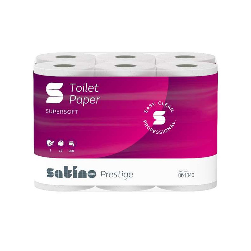 Papier toilette blanc 3 plis Écolabel WEPA – 250 feuilles – 72 rouleaux