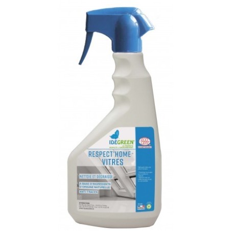 RESPECT HOME VITRES nettoyant vitres professionnel d'origine végétale pulvérisateur 750 ml