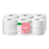 Papier toilette à dévidage central blanc Écolabel 2 plis