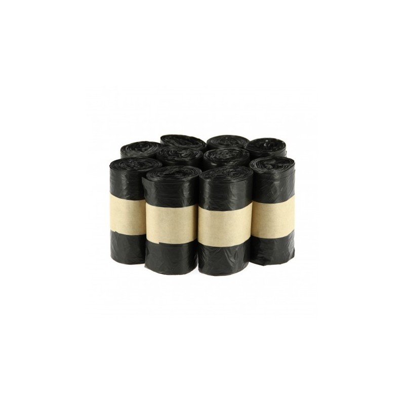 Sac Poubelle 30L Noir 11 Microns - Déchets Légers - Clean By Luna