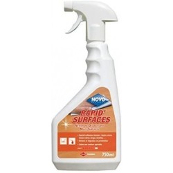 NOVO RAPID'SURFACES nettoyant multi-usages professionnel prêt à l'emploi pulvérisateur 750 ml