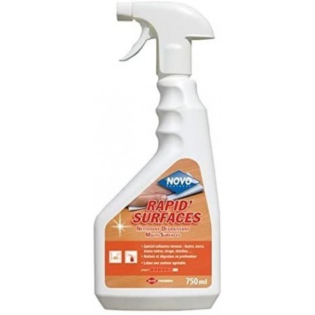 NOVO RAPID'SURFACES nettoyant multi-usages professionnel prêt à l'emploi pulvérisateur 750 ml