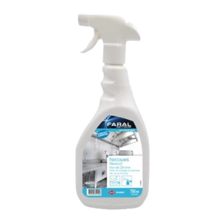FARAL OPTIMUM 403 nettoyant inox professionnel contact alimentaire pulvérisateur 500 ml