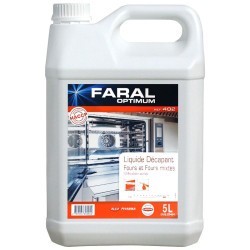 FARAL OPTIMUM 402 décapant professionnel pour fours et matériels de cuisson bidon 5 litres