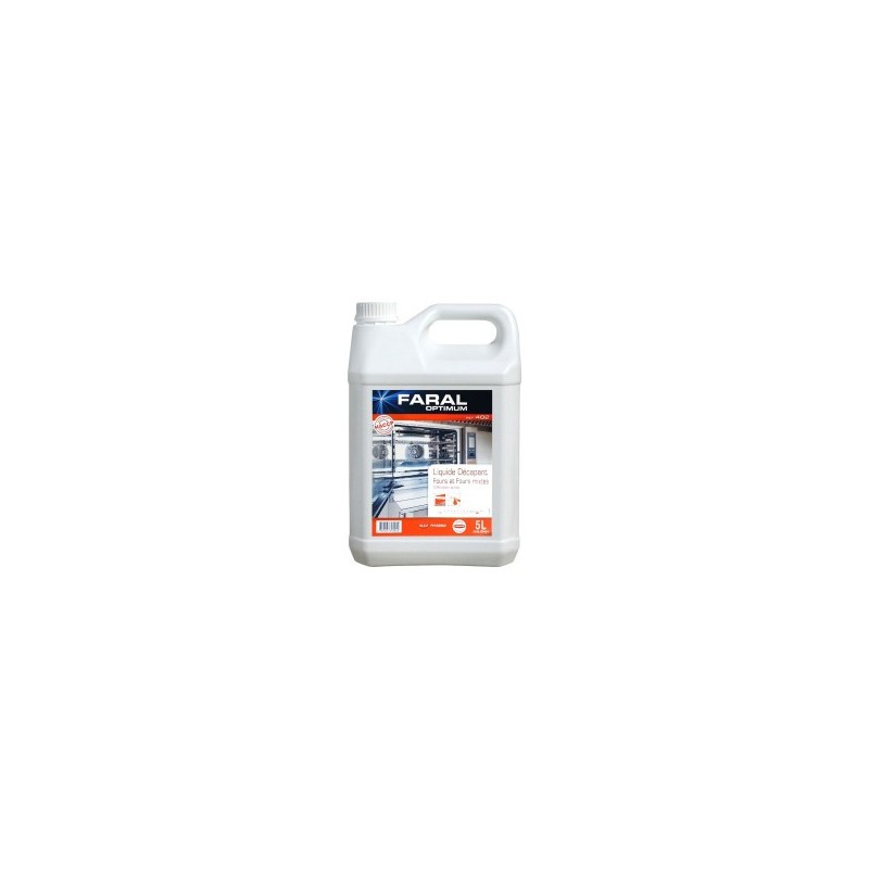 FARAL OPTIMUM 402 décapant professionnel pour fours et matériels de cuisson bidon 5 litres