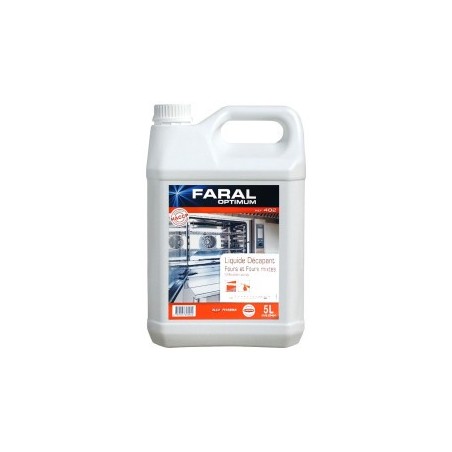 FARAL OPTIMUM 402 décapant professionnel pour fours et matériels de cuisson bidon 5 litres