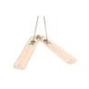 Bras de balayage ciseaux 2 x 1 m armature métal chromé