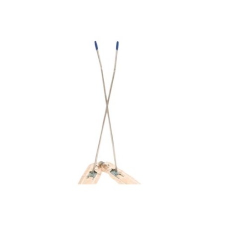 Manche double pour balai ciseaux 2 x 1 m