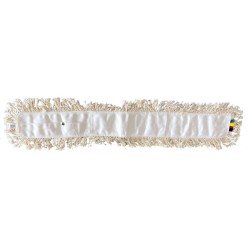 Frange coton 1 m pour balai ciseaux lot de 2