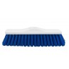 Balai droit polyester mi-dur bleu 29 cm monture PP conforme HACCP
