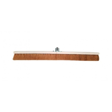 Balai coco professionnel 100 cm monture bois douille métal inclinée